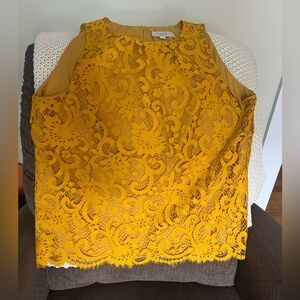 LOFT Lace Sleeveless Tank Top